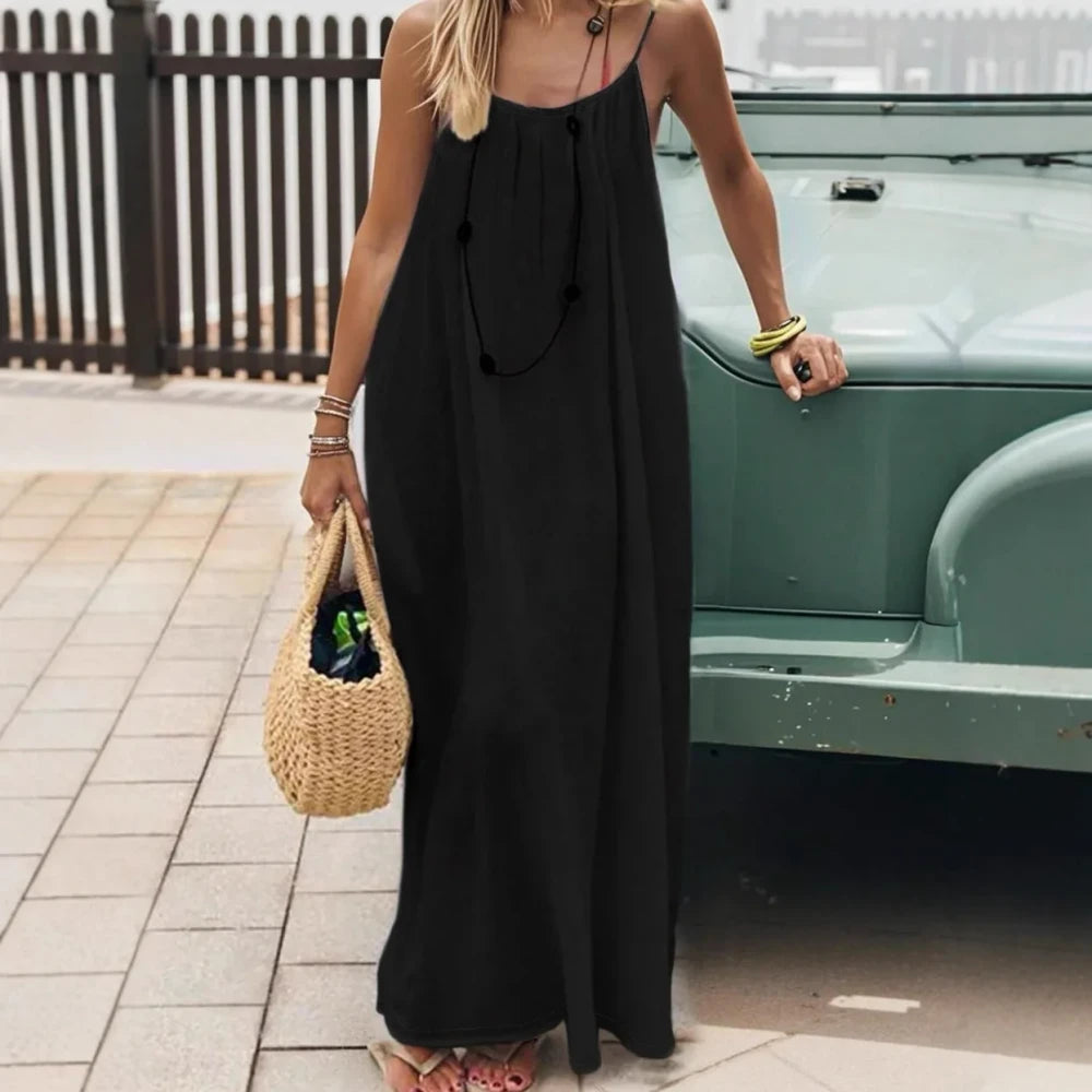 Loose Sleeveless Lounge Gown