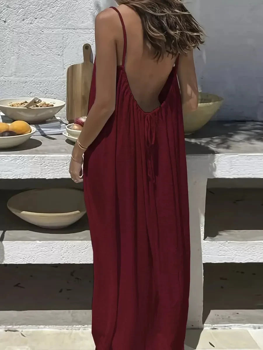 Loose Sleeveless Lounge Gown